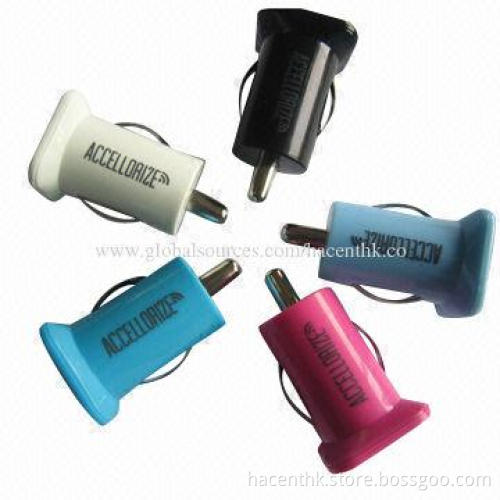 Dual-USB Car Chargers, 5V/3.1A with CE/RoHS/FCC Marks